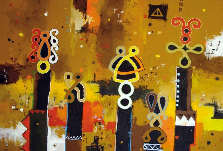 Businenge – 2007 Mixed media on canvas